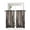 Brown, variant on Wild Deer Tier Curtains 24 Inch Length,Sheer Curtains for Bedroom Living Room Window Farmhouse Forest Trees Wood Grain Brown Rod Pocket Drapes Kitchen Curtains Small Half Window 27.5"x24" 2 Panels