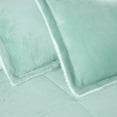 thumbnail image 6 of Chezmoi Collection Ultra-Soft Micromink Sherpa King Size Comforter Set with 2 Pillow Shams, Reversible Plush Bedding Comforter 3-Piece, Aqua, 6 of 9