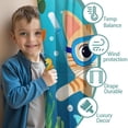 thumbnail image 3 of Blackout Kids Curtains,Cat Snorkeling Underwater Childrens Insulated Curtains Set Of 2,Bedroom Essentials,Toddler Room Decor 42x54in(106x137cm), 3 of 4