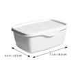 thumbnail image 3 of Caja de tejido húmedo Toallitas húmedas Caja de almacenamiento de tejidos de tejido con tapa, 3 of 8