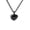 Black, variant on ✪ Cremation Urn Heart-shaped Cream Jar Necklace for Ashes Memorial Keepsake
