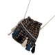 thumbnail image 2 of Tassel Straw Crossbody Bag Casual Use Handbag For Girls Black Bucket Design 1Set, 2 of 2