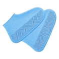 thumbnail image 2 of 2xBotas De Lluvia Botas De Nieve De Látex Fundas Para Zapatos De Lluvia Para Adultos Niños Ciclismo Pesca Azul L, 2 of 8