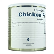 Military Surplus Uncooked Freeze Dried Chicken Patties 25 Plus Years Long Shelf Life Emergency Preparedness Survival Food for Camping and Backpacking #10 Can - 1 Can (15 Patties/28oz/Can)