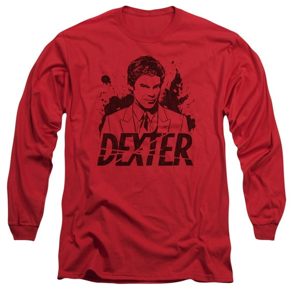 Dexter Men's Splatter Dex Long Sleeve XX-Large Red