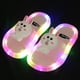thumbnail image 2 of Sanlin 2020, zapatillas con luz LED, zapatillas para niños, sandalias de baño para bebés, chanclas para niños y niñas, zapatos para el hogarzhangyuxiangblue smile+34-35size/19.5cm zhangyuxiang unisex, 2 of 2