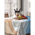 thumbnail image 6 of Blue Geometric Beach Table Cloth, Ombre Waves Moire Abstract Art Waterproof Tablecloth for Rectangle Tables, Reusable Washable Fabric Table Cover for Restaurant Kitchen Dining Tables 60"x84", 6 of 6
