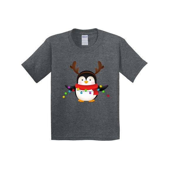 Inktastic Penguin Xmas Youth T-Shirt