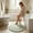 Mint Green, variant on Yardvibe Oval Cotton Bath Rug, 15.7" × 23.6", Machine Washable Extra Absorbent Soft Underfoot Bathrug, Perfect for Half Baths, Powder Rooms, Bathrooms (Mint Green)