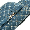 thumbnail image 6 of Pre-Owned Valentino Studded Waist Bag/Body Bag in Blue and Silver Denim Leather for... (Good), 6 of 10