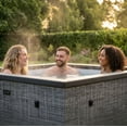 thumbnail image 6 of Wave Garda 6-Person Square Eco-Foam Hot Tub | 90-Jet Massage & Wi-Fi Eco Heater | Flint Gray, 6 of 7