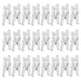 thumbnail image 3 of 100pcs Plastic Clips Mini Clothespins Spring Clothing Hangers Photo Clips for Home, 3 of 6