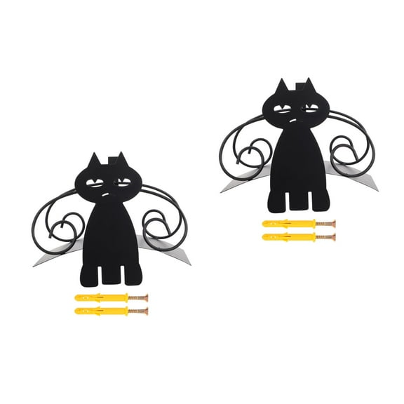 unbranded 2pcs Iron Garden Hose Holder Rack Water Hanger Home Reel Organizer Bracket