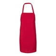 thumbnail image 4 of Q-Tees - Bib Apron with Self-Fabric Neck Strap | 12 Pieces of Aprons Made with 6.4 Oz./yd², 100% Brushed Polyester - Black Color | Size - One Size( 28"W x 33"L ), 4 of 5