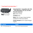 thumbnail image 2 of Intake Manifold - Compatible with 1996 - 1999 Oldsmobile LSS 3.8L V6 VIN K Naturally Aspirated 1997 1998, 2 of 3