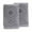 2 Gray, variant on LQCrafK 100% Cotton Diamond Pattern Hand Towels for Bathroom Set of 4 (Beige Brown)