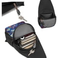 thumbnail image 6 of Disketp Sling Backpack,Multipurpose Crossbody Shoulder Bag Travel Hiking Daypack-Colorful Fall Leaves, 6 of 6