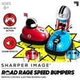 thumbnail image 2 of Sharper Image Road Rage RC Speed Bumper Cars, Mini Remote Controlled Ejector Vehicles, 2 Player Head to Head Battle, Crash into Opponents, 2.4 GHz, Red and Blue, Ages 6 and Up Updated Edition, 2 of 9