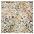 thumbnail image 3 of SAFAVIEH Square Rug 10' - Madison Collection - Large - Transitional Modern Design, Cream & Multi, Non-Shedding & Easy Cleaning, Ideal for Living Room, Bedroom, Dining Space (MAD611B), 3 of 17
