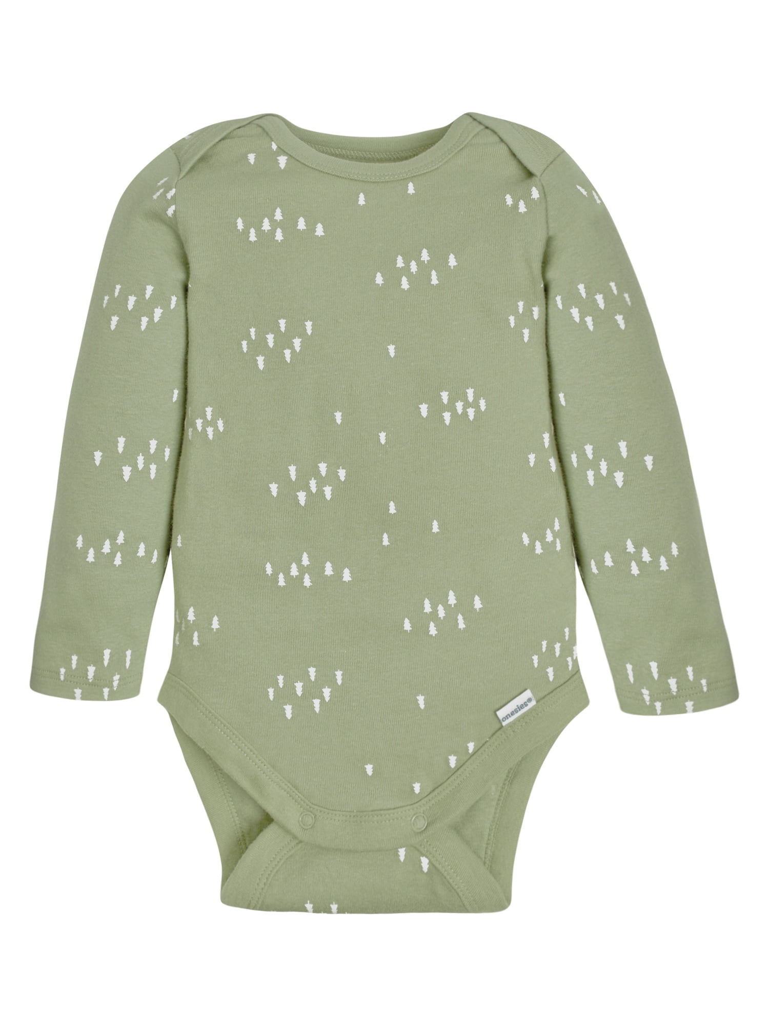 Modern Moments by Gerber Baby Boy Long Sleeve Onesies Bodysuits, 3-Pack (Newborn - 12M)