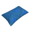 thumbnail image 3 of YFYANG Super Soft Rectangular Plush Cushion Cover (Without Pillow Insert), Leaf Geometric Aabstract Pattern Comfort and Non-Pilling Hidden Zip Bedroom Sofa Pillowcases, 16"x24", 3 of 9