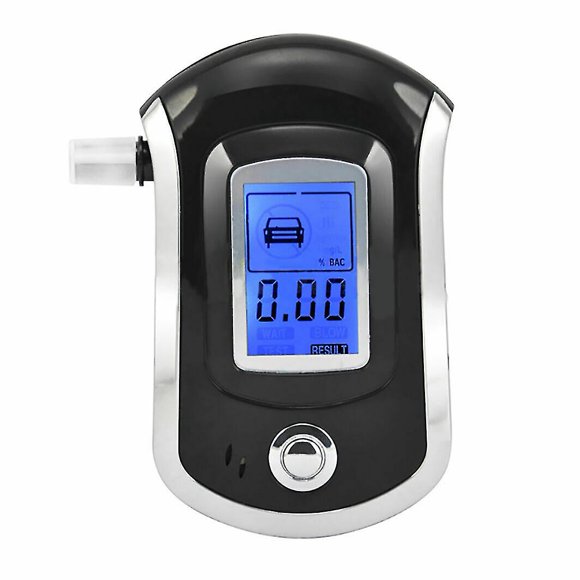 Police Digital Breath Alcohol Analyzer Tester Lcd Breathalyzer Test Detector - Sfygv