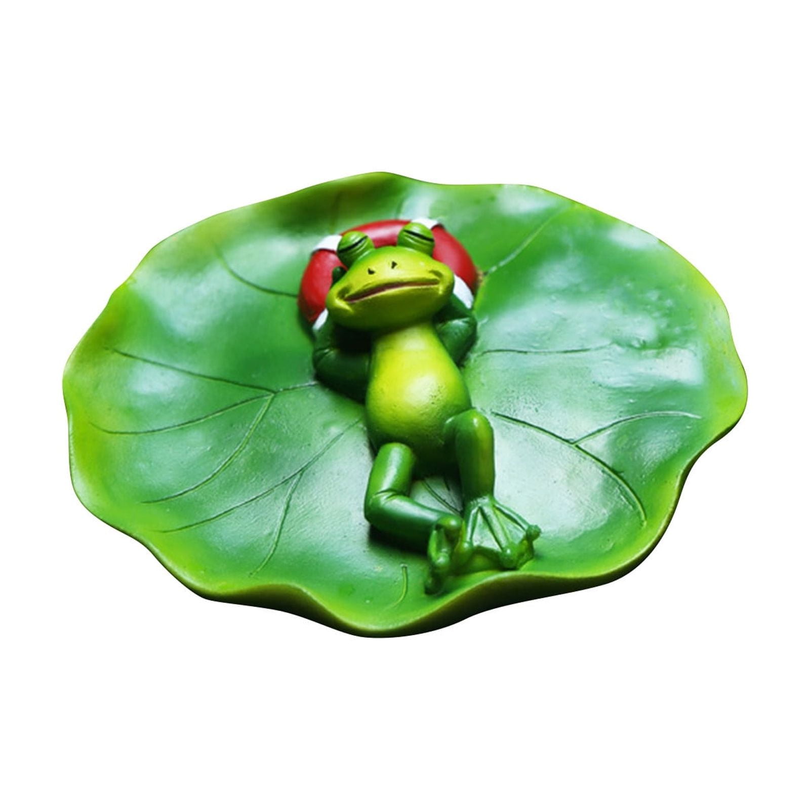 Resin Garden Animal Figurine Statue, Outdoor Floating Decor for Garden Pond Fish Tank Swimming Pool, Landscape Ornament for Patio Backyard Home Decor(B)
