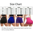 thumbnail image 5 of Women's Booty Shorts Yoga Pants Sport Fitness High Waist Butt Lift Pants Tummy Control Fitness Workout Shorts, 5 of 9