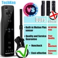 thumbnail image 3 of Mando a distancia y Nunchuk para Wii, Mando a distancia Plus para Wii con Motion Plus y Nunchuck, Joystick remoto para juegos de Wii Remote, 3 of 5