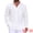 White, variant on DARING DIVA Men's Plaid Textured Casual Long Sleeve Button Down Shirt M White