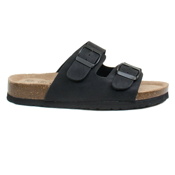 women's casual buckle straps sandals flip flop platform footbed sandals