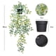 thumbnail image 2 of Plantas artificiales falsas en macetas, plantas verdes en macetas para el hogar, la oficina, el escritorio, el alféizar de la ventana, el baño, el dormitorio, el exterior y el interior, 2 of 5