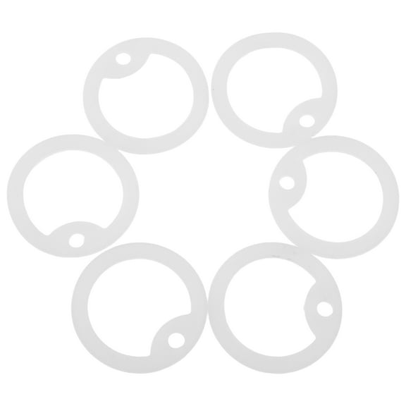 Baluue dog collar accessories Light Green Glow in the Dark Pet ID Tag Protector 6pcs