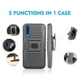 thumbnail image 6 of Compatible for Samsung Galaxy A20 Case, Galaxy A30 Case, SOGA Belt Clip Holster Defender Rugged Shock Proof Armor Heavy Protection Phone Cover w/Magnetic Mount Plate [Black], 6 of 6
