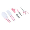 thumbnail image 4 of Kit de uñas para bebé, cepillo para el pelo, peine, cortaúñas, tijeras, lima de uñas, juego de manicura infantil, 6 uds., 4 of 8