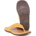 thumbnail image 5 of Strive Maui Women's Leather Toe Post Sandal In Yellow Size 9.5/10, 5 of 6