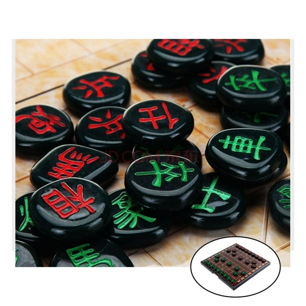 Gran de ajedrez plegable tamaño de gran tamaño Xiangqi conjunto de juegos de para establecido Hugo China Ajedrez