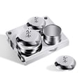 thumbnail image 1 of Nail Art Equipment Cup Bowl Acero inoxidable Acrílico Líquido en polvo Cup Acero inoxidable Nail Art Powder Holder Contenedor con tapa para Nail Art Tools MFZFUKR CPB-DE-LYY373, 1 of 5