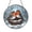 Acrylic 3.5 Inch, variant on Two Robins in Nest Forest Stained Glass Suncatcher – Window Decor