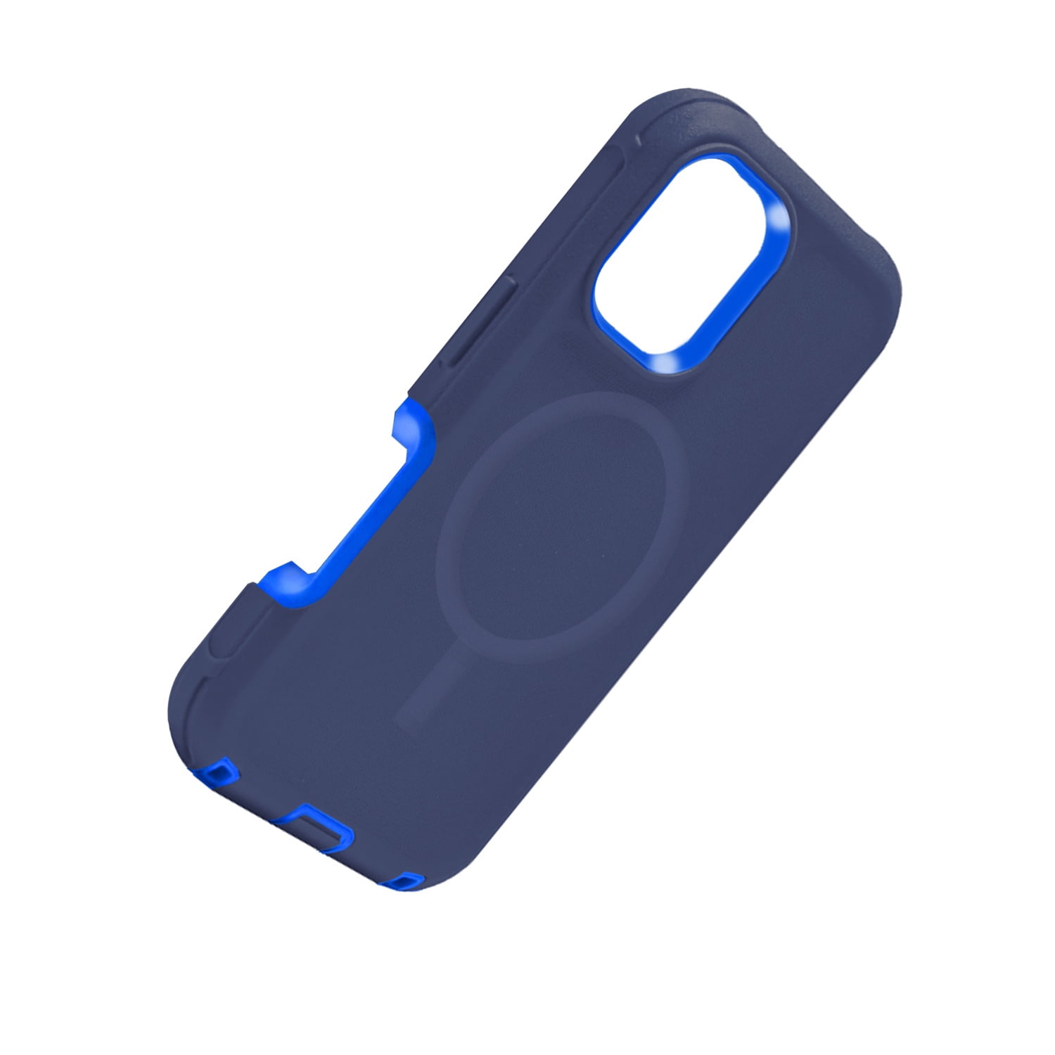 Duual Pro Protective Hybrid MagSafe Case for iPhone 17 Pro - Dark Blue & Blue