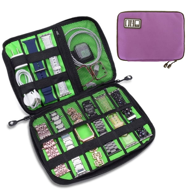 Bolsa de almacenamiento impermeable para dispositivos, correa de reloj de viaje, funda para Apple Watch Ndcxsfigh Para estrenar