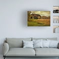 thumbnail image 2 of Trademark Fine Art Lois Bryan Old Barn on Rainy Day Canvas Wall Art - 30x47, 2 of 5