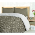 thumbnail image 5 of Ambesonne Moroccan Duvet Cover Sets, Traditional Mosaic, 2-Queen, Green Brown and White, 5 of 7