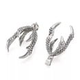 thumbnail image 2 of GKNET 10Pcs Dragon Claw Glue-in Bails Alloy Pendant End Caps Antique Silver 36x23mm, 2 of 6
