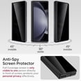 thumbnail image 3 of Funda protectora Miimall para Samsung Galaxy Z Fold 5 negra, 3 of 7