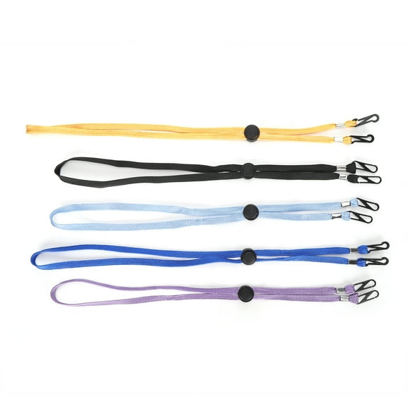 5Pcs Mask Holder, Multifunctional Multicolor Adjustable Length Nylon Face Cover Lanyard to Reduce The Pressure on Your Ears and Make You Feel More Comfortabl, 5 Color