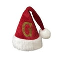 thumbnail image 2 of Christmas Hat, Red and Green Striped Christmas Hat, Festive Stitching, Christmas Gift for Men Women,G, 2 of 8