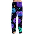 thumbnail image 5 of Satingcolo Mens Pajama Pants Funny Pajama Pants for Men with Drawstring Soft Halloween Printed Sleepwear Bottoms Novelty Sleep Lounge Pants, 5 of 7