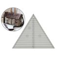 thumbnail image 6 of Quilting Ruler Triangle Acrylic Quilting Ruler Fabric Cutting Ruler Clear Mark 9, 6 of 6