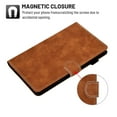 thumbnail image 2 of Dteck Lenovo Tab M10 HD 2nd Gen Case 10.1 Inch 2020 (Model: TB-X306F TB-X306X), Matte PU Leather Stand Protective Folio Case Auto Wake Sleep Smart Cover for Lenovo Tab M10 HD 10.1" , Brown, 2 of 5